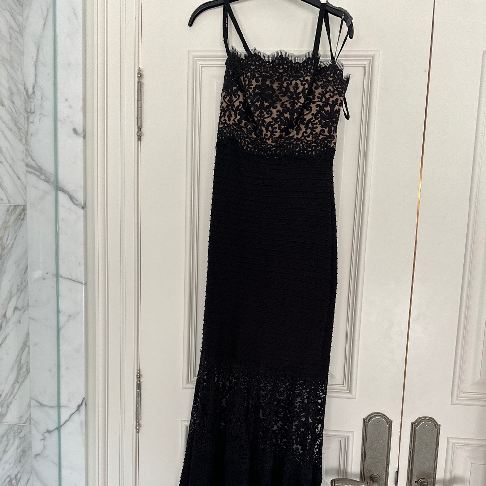 Stubbing Black evening gown